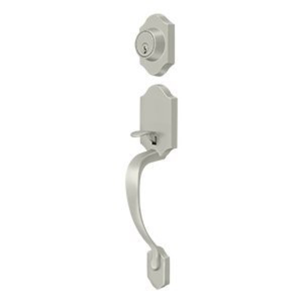 Deltana Hanover Home Series Sectional Handleset Entry Satin Nickel 803871B-15